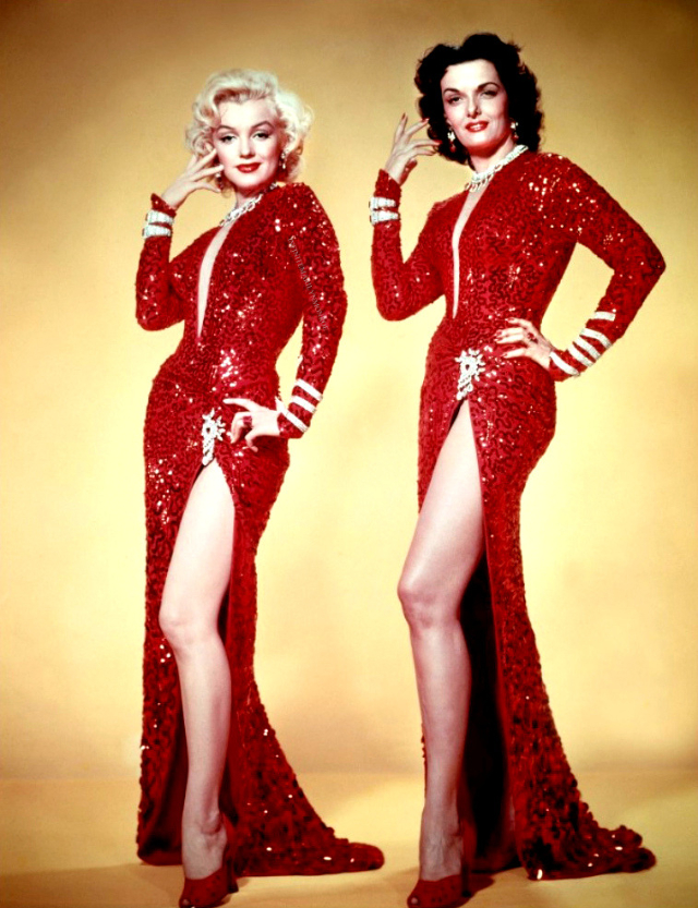 20 Publicity Photos of Marilyn Monroe and Jane Russell for “Gentlemen Prefer Blondes” (1953) – C1