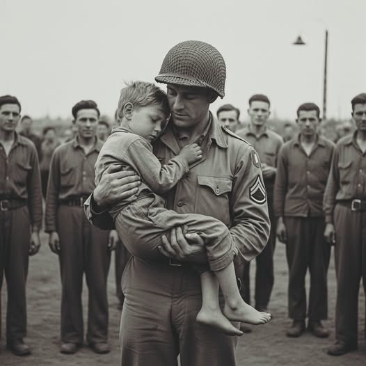 The GI Who Carried the Child — Buchenwald, 1945 .US